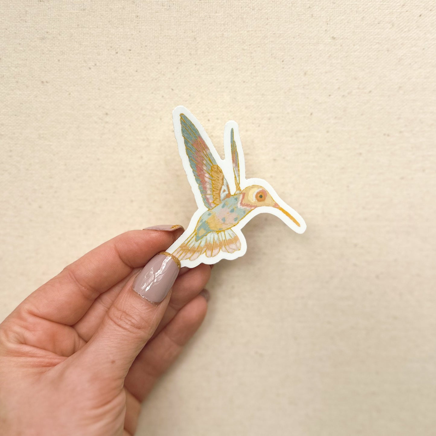 Hummingbird Vinyl Sticker