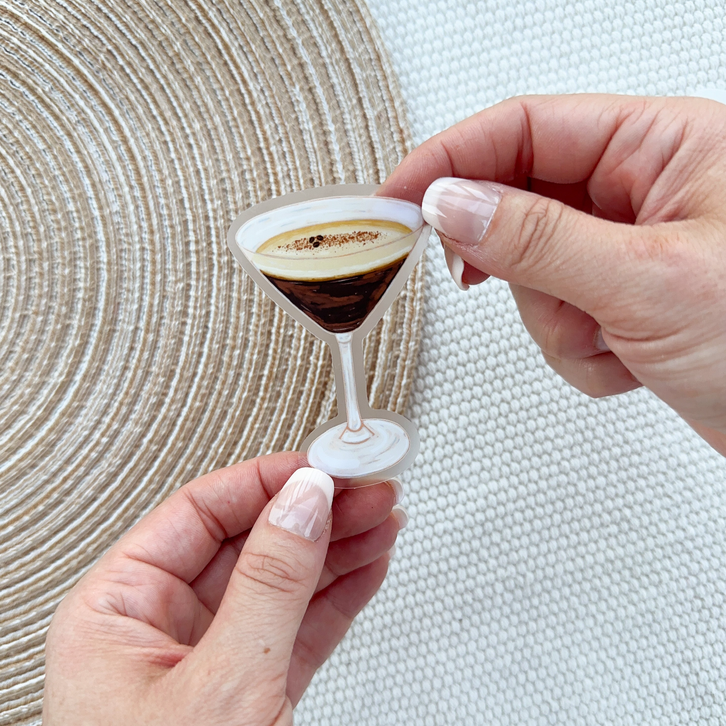 Espresso Martini Waterproof Sticker