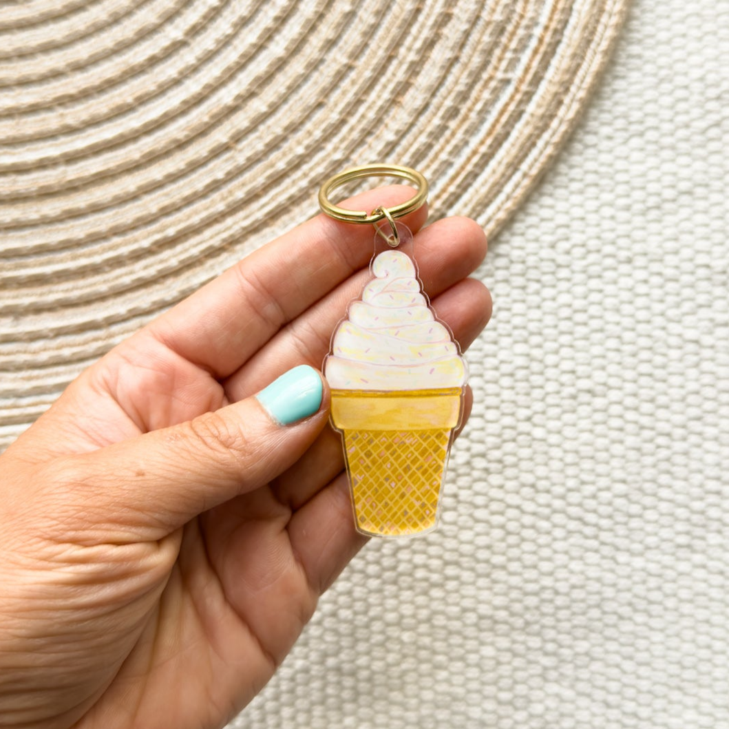 Ice Cream Keychain
