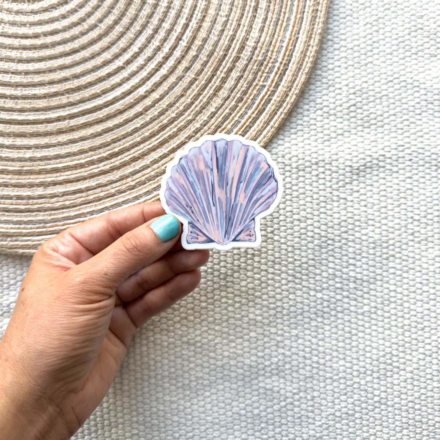 Seashell Waterproof Sticker