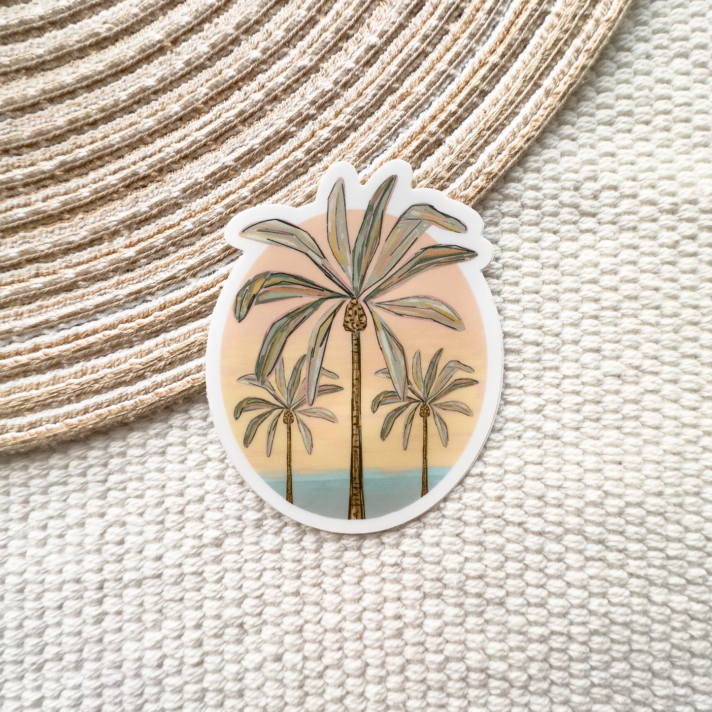 Palm Tree Waterproof Sticker