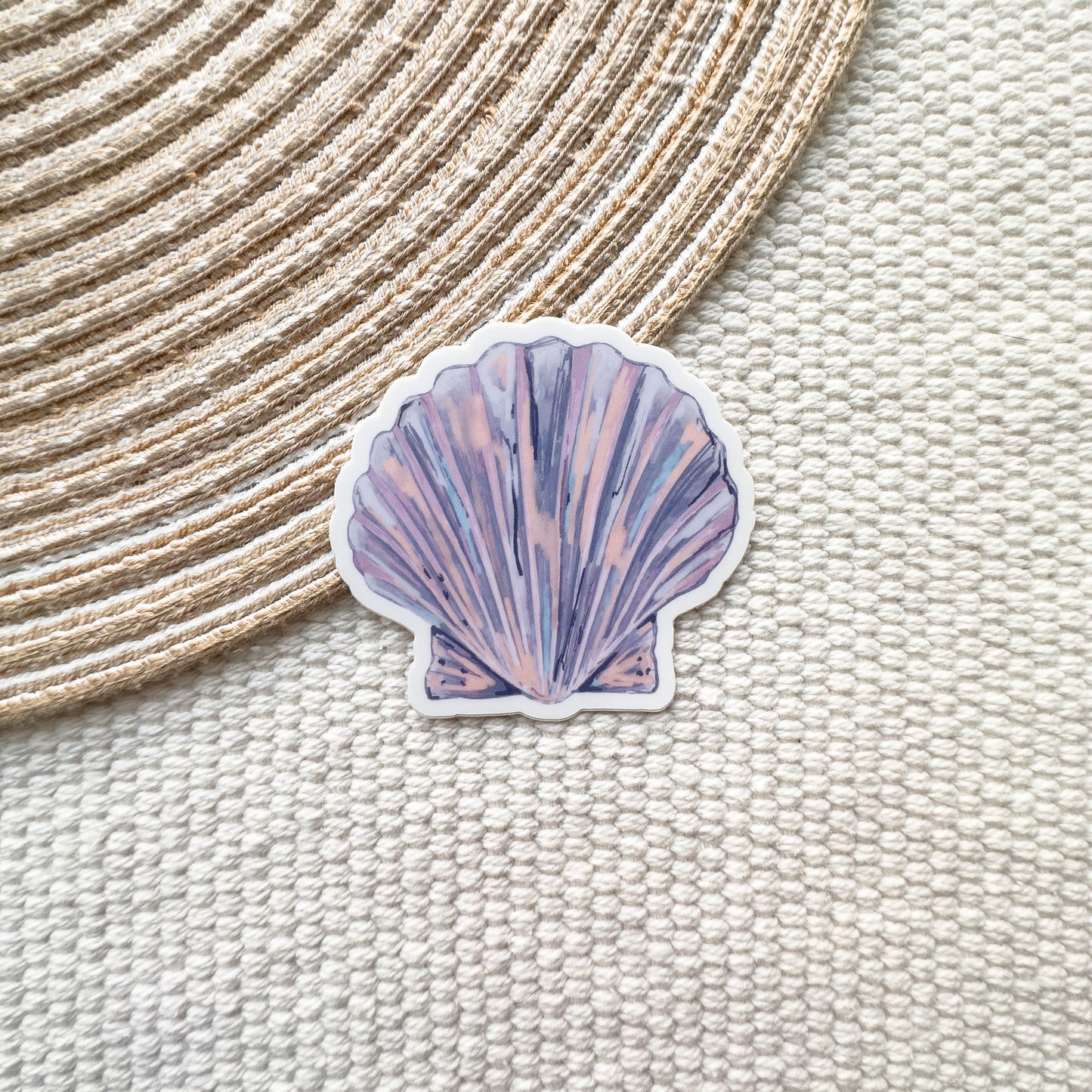 Seashell Waterproof Sticker
