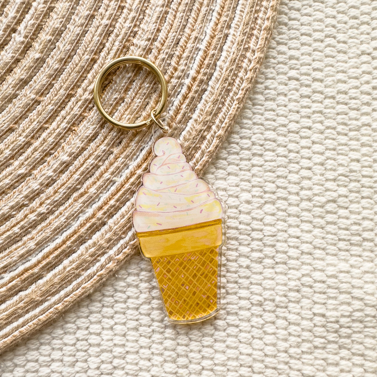Ice Cream Keychain