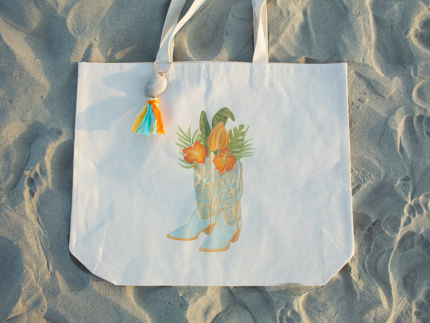 Coastal Cowgirl Tote Bag