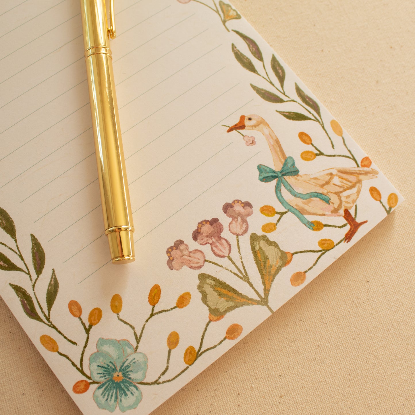 "My silly little list" Goose Notepad