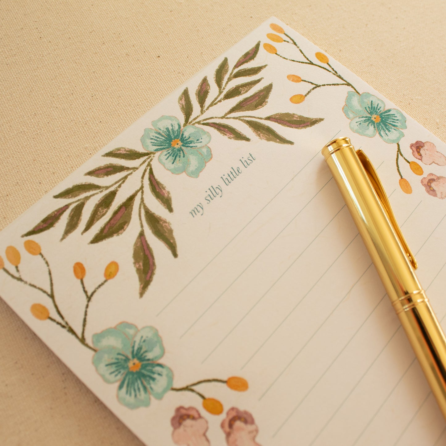 "My silly little list" Goose Notepad