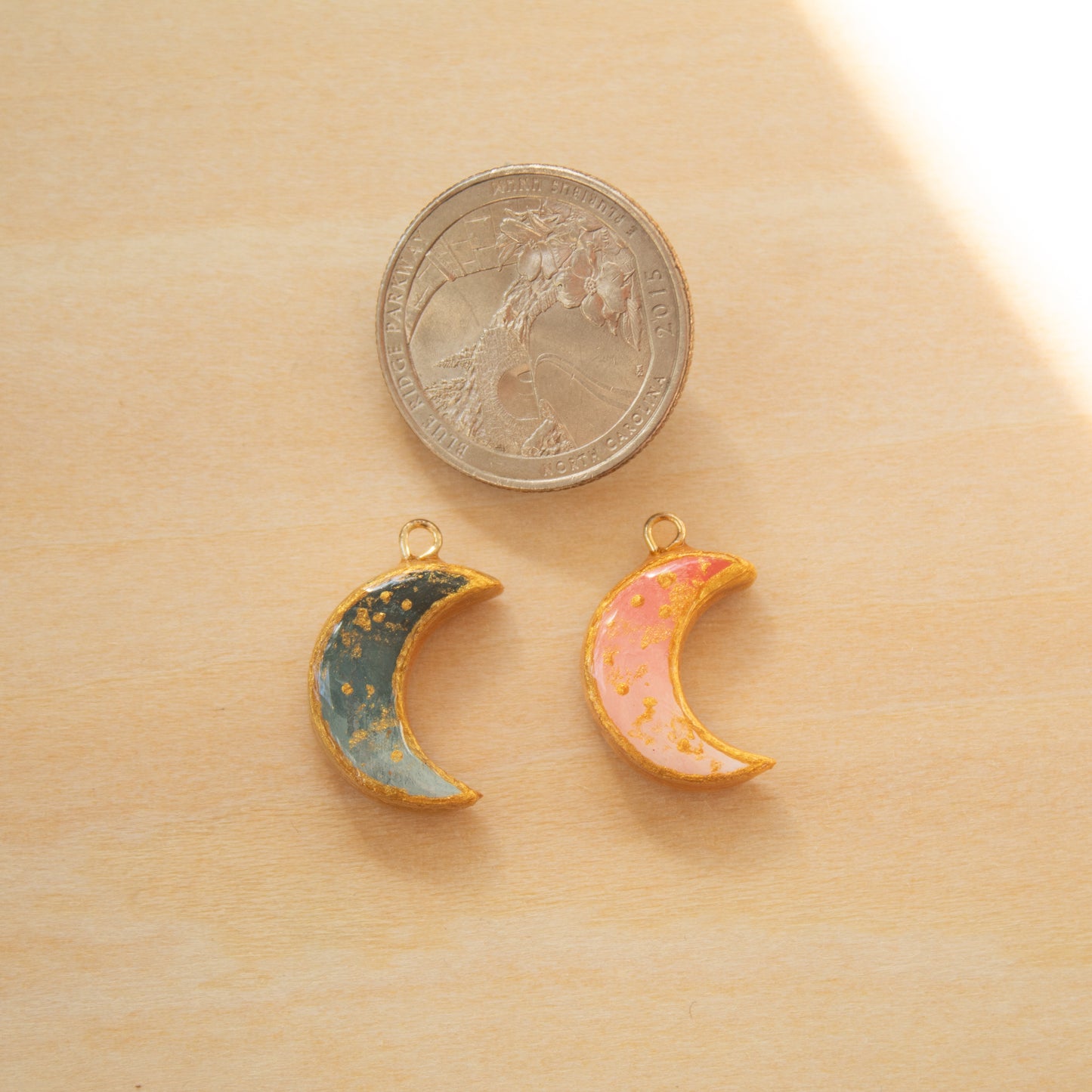 Moon Charms (Blue or Pink) - CHARM20