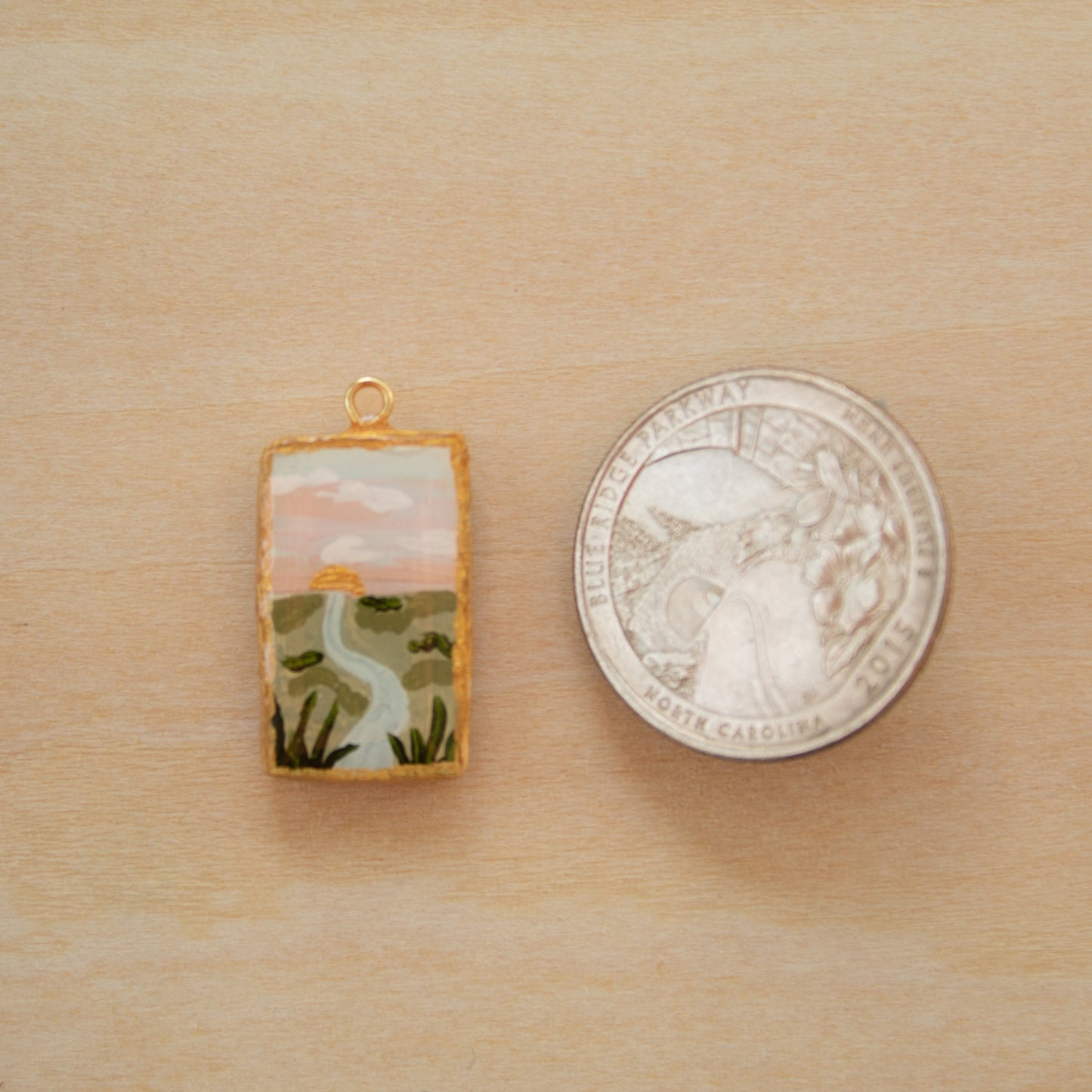 Marsh Sunset Charm - CHARM31