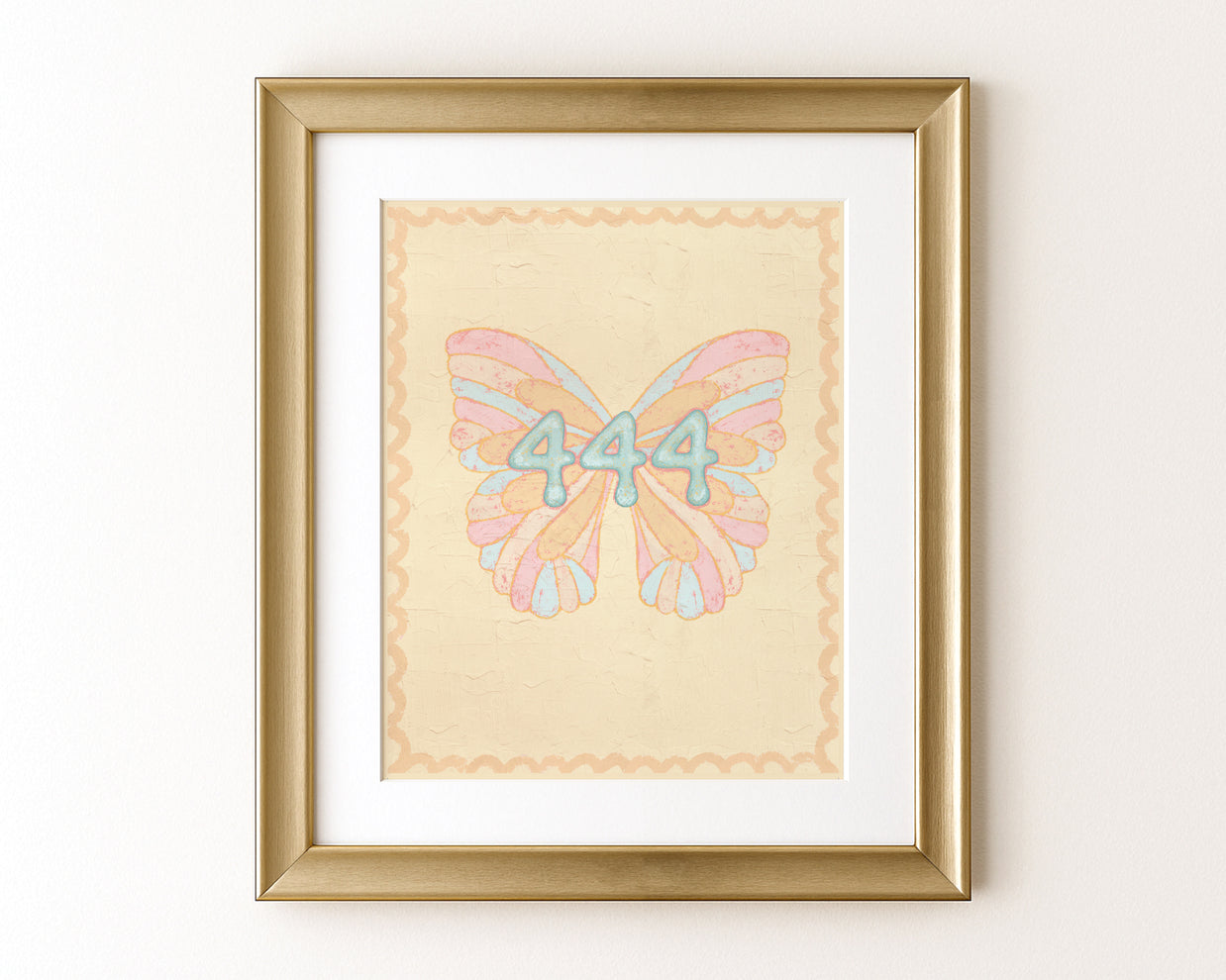 444 Angel Number | 8x10 Print