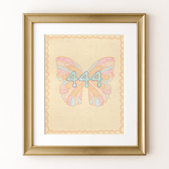 444 Angel Number | 8x10 Print