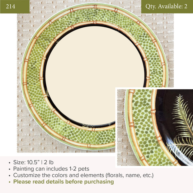 Plate 214 | 10.5" | Fits 1-2 Pets | 2 available
