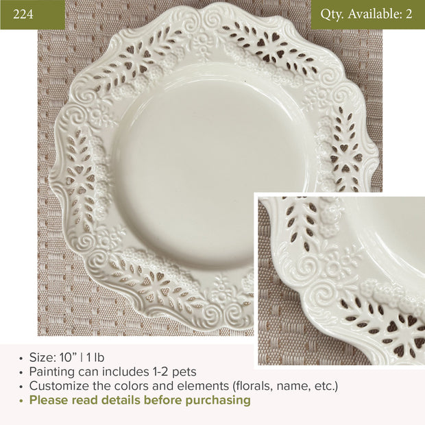 Plate 224 | 10" | Fits 1-2 Pets | 2 available