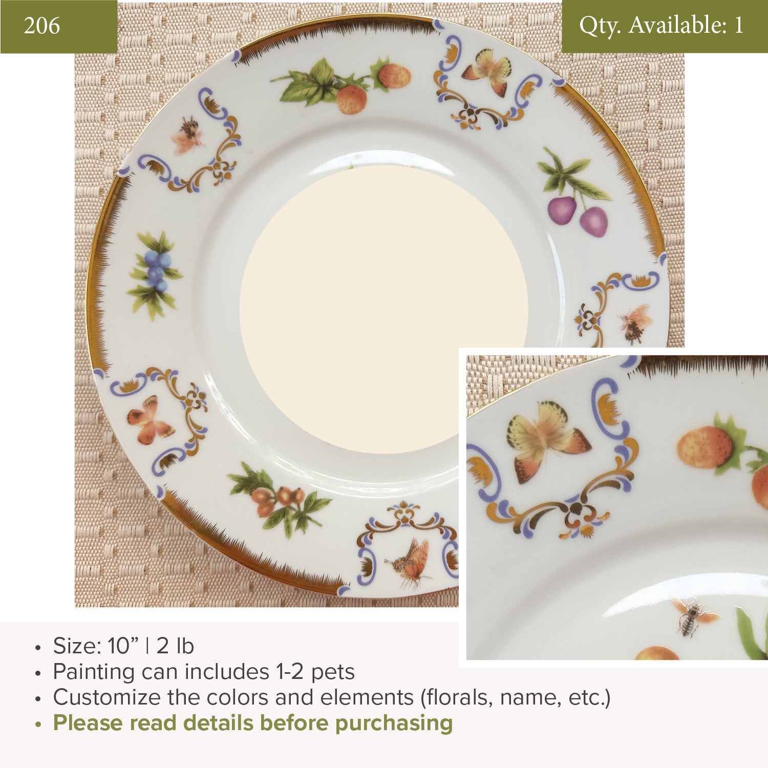 Plate 206 | Florals & Fruit | 10