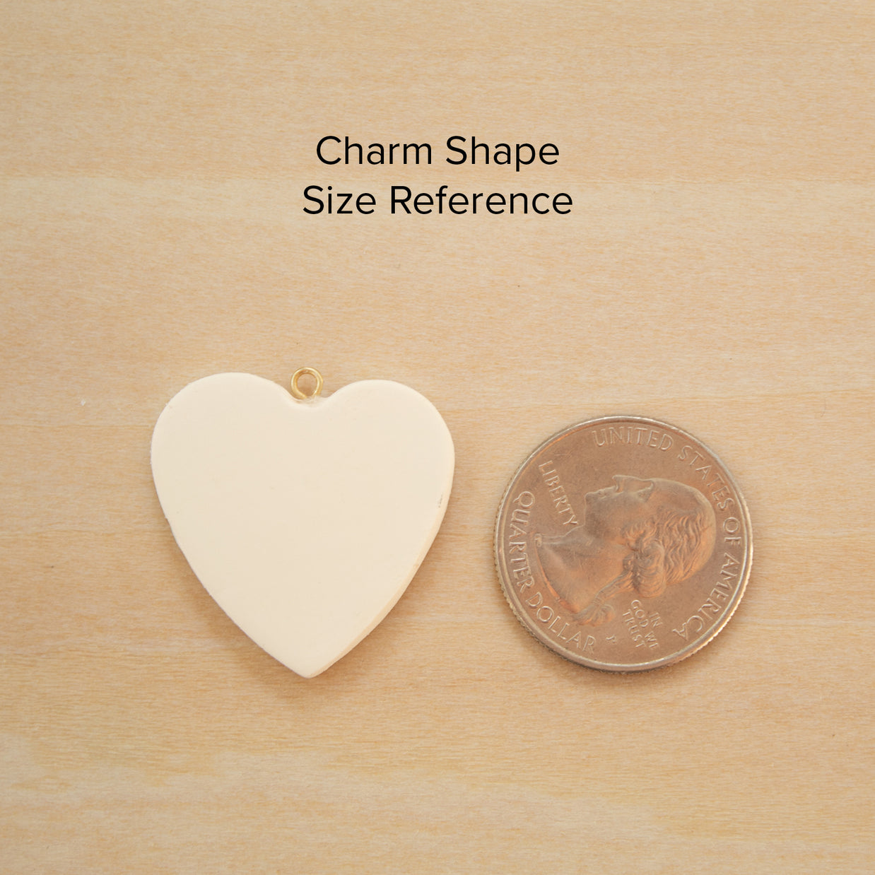 Not Today Heart Charm - CHARM11