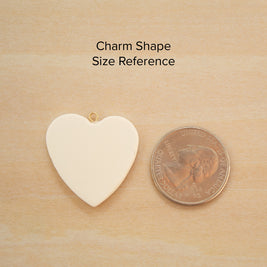 Not Today Heart Charm - CHARM11