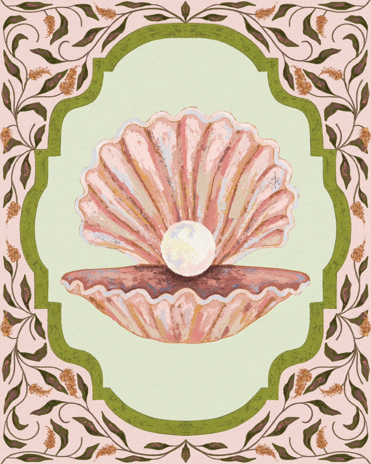 Whimsy Clam | 8x10 Print