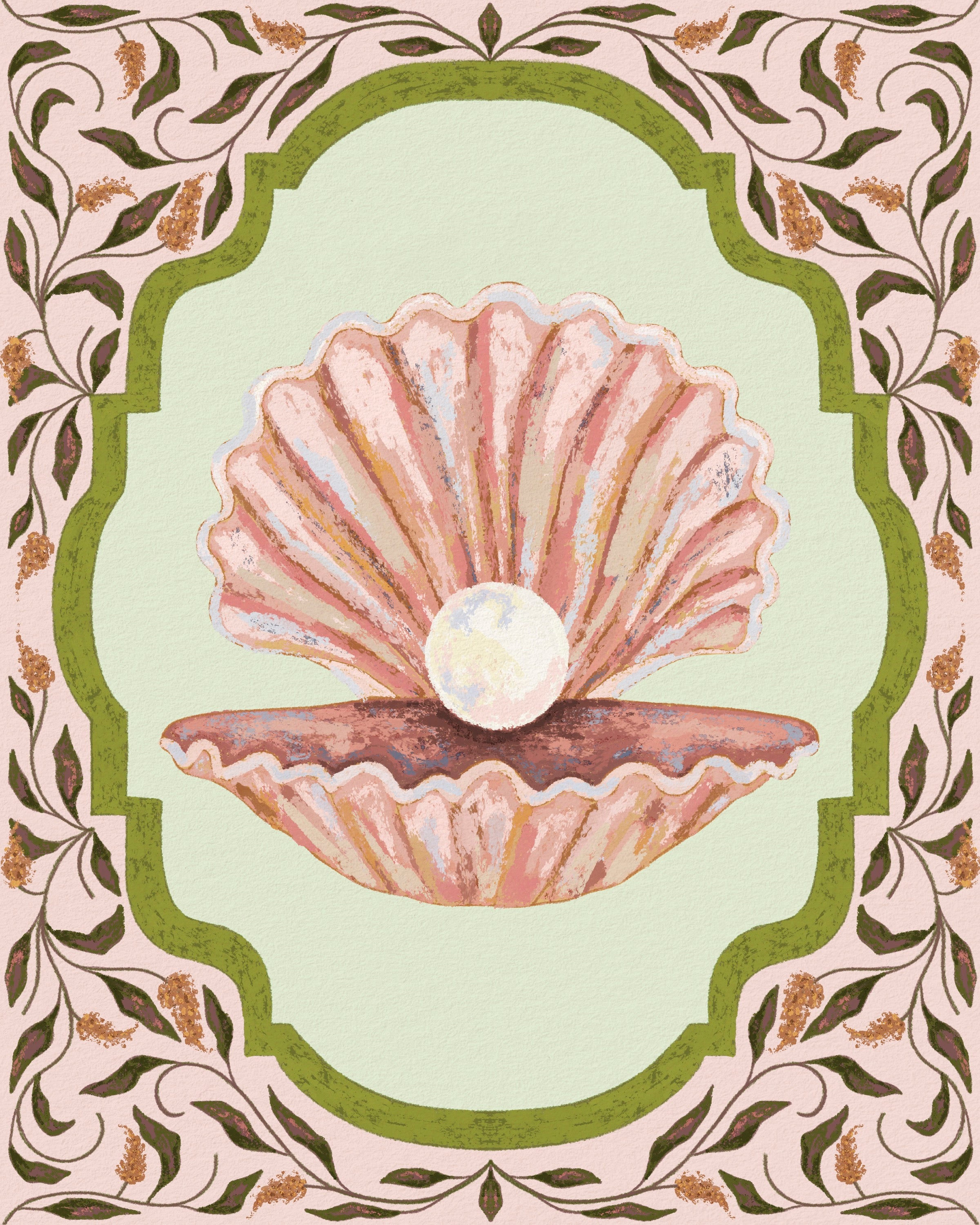 Whimsy Clam | 8x10 Print
