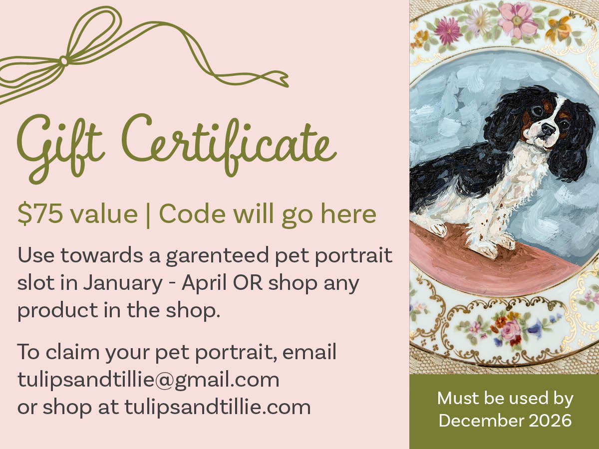 Gift Certificates - Ships in 2 weeks