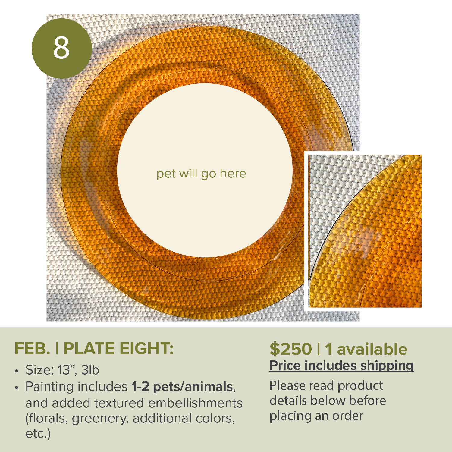 FEBRUARY Custom Pet/animal Portrait Slots