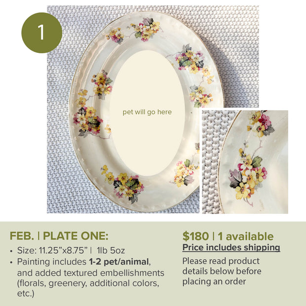 FEBRUARY Custom Pet/animal Portrait Slots