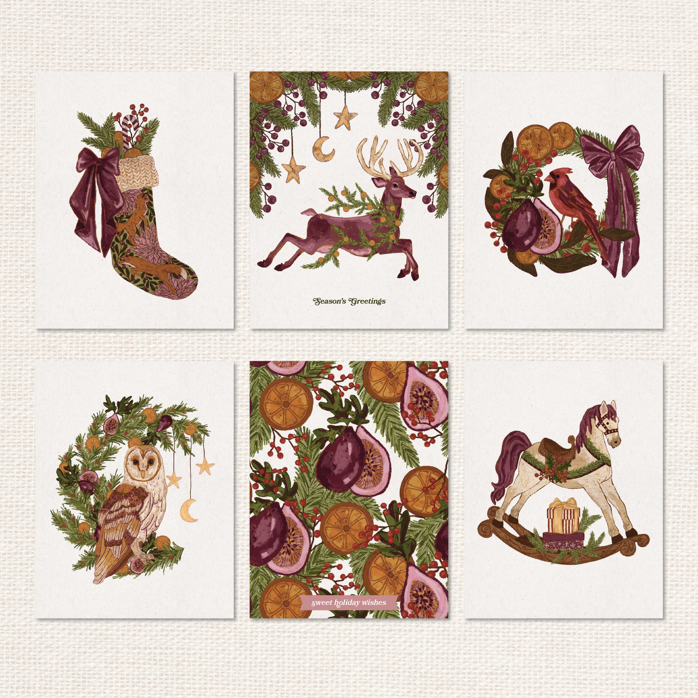 Holiday Card Variety Set of 6