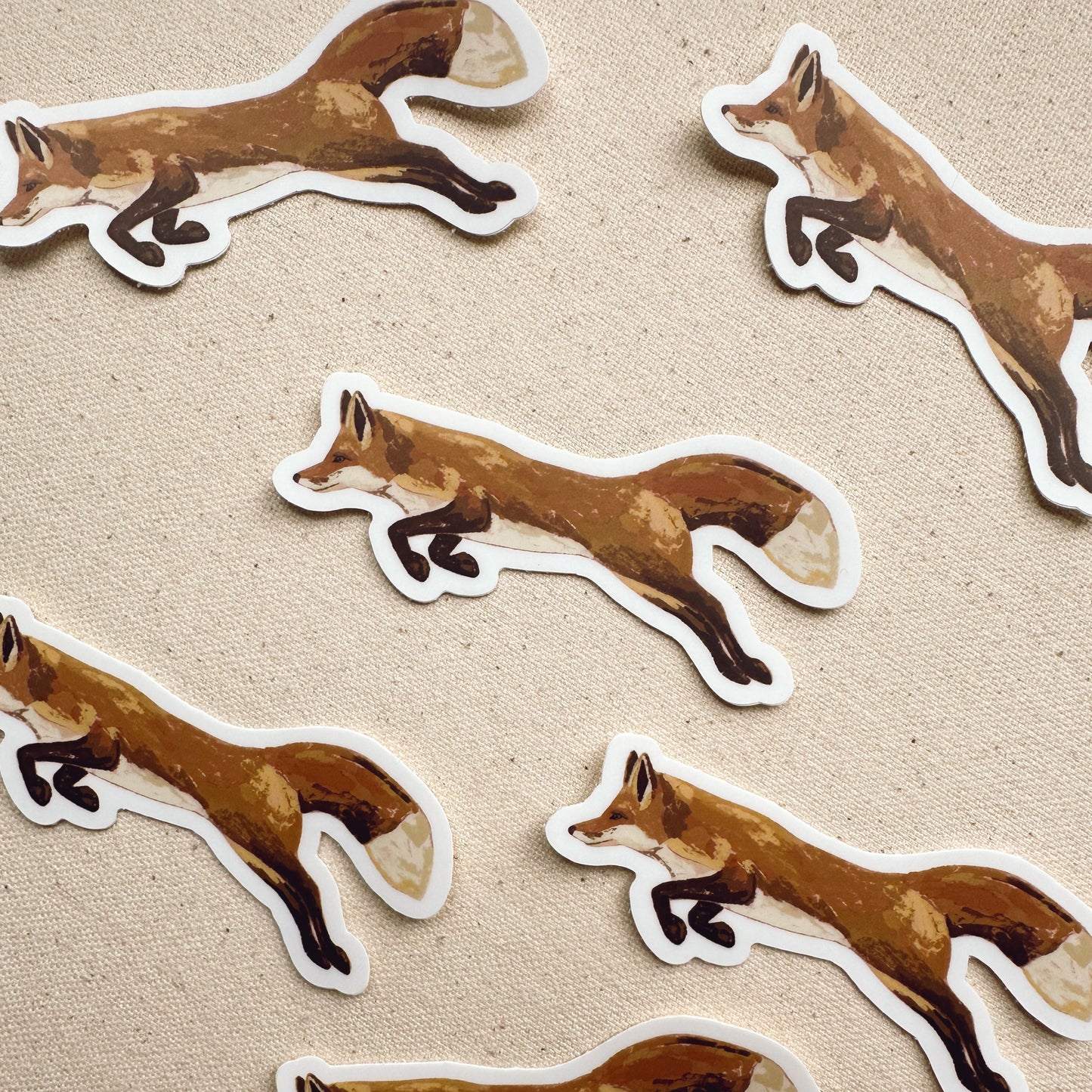 Fox Vinyl Sticker