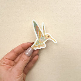 Hummingbird Vinyl Sticker