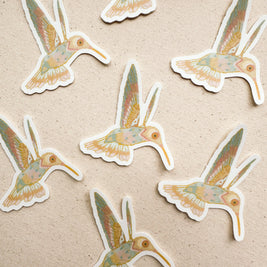 Hummingbird Vinyl Sticker