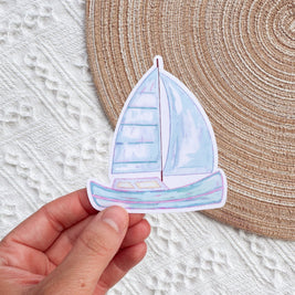Sail Boat Waterproof Sticker