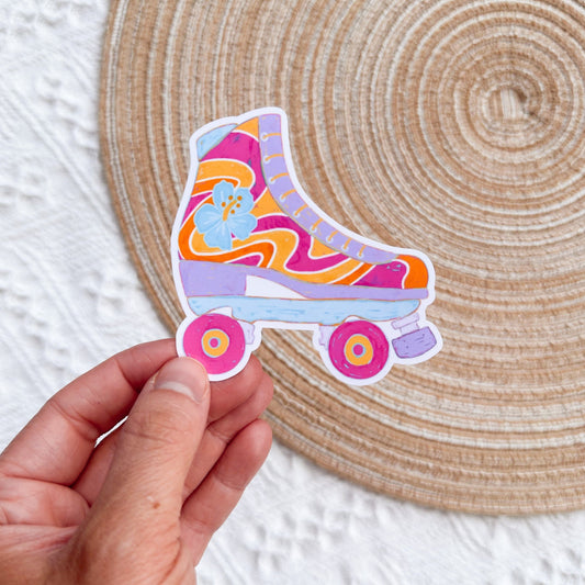 Roller Skates Waterproof Sticker