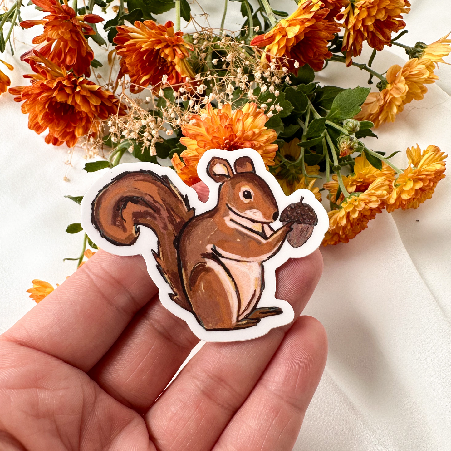 Squirrel Waterproof Sticker