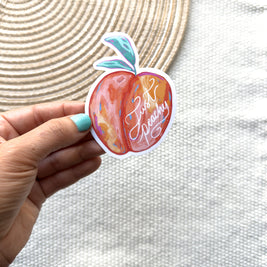 Just Peachy Sticker