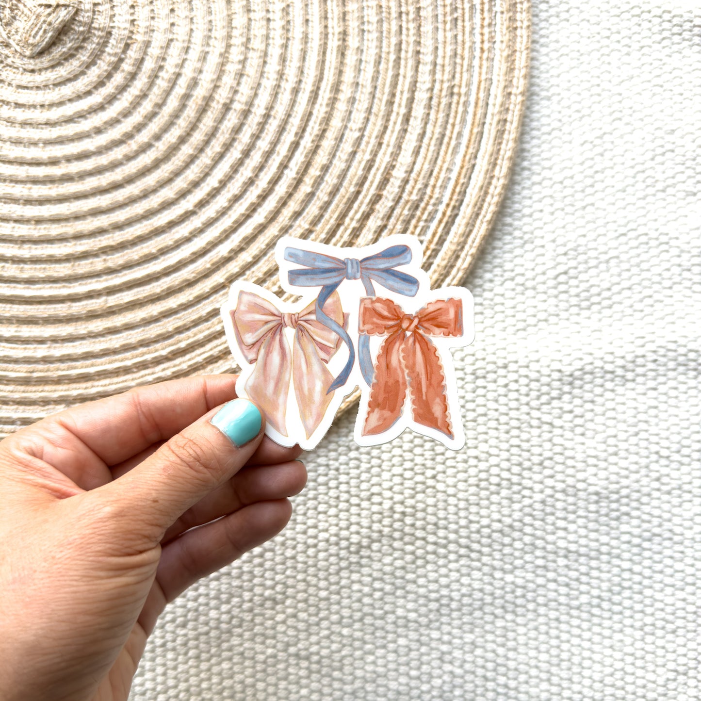 Set of Bows Waterproof Sticker