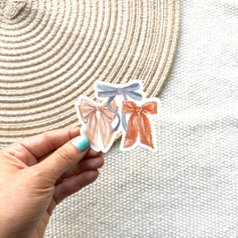 Set of Bows Waterproof Sticker