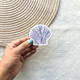 Seashell Waterproof Sticker