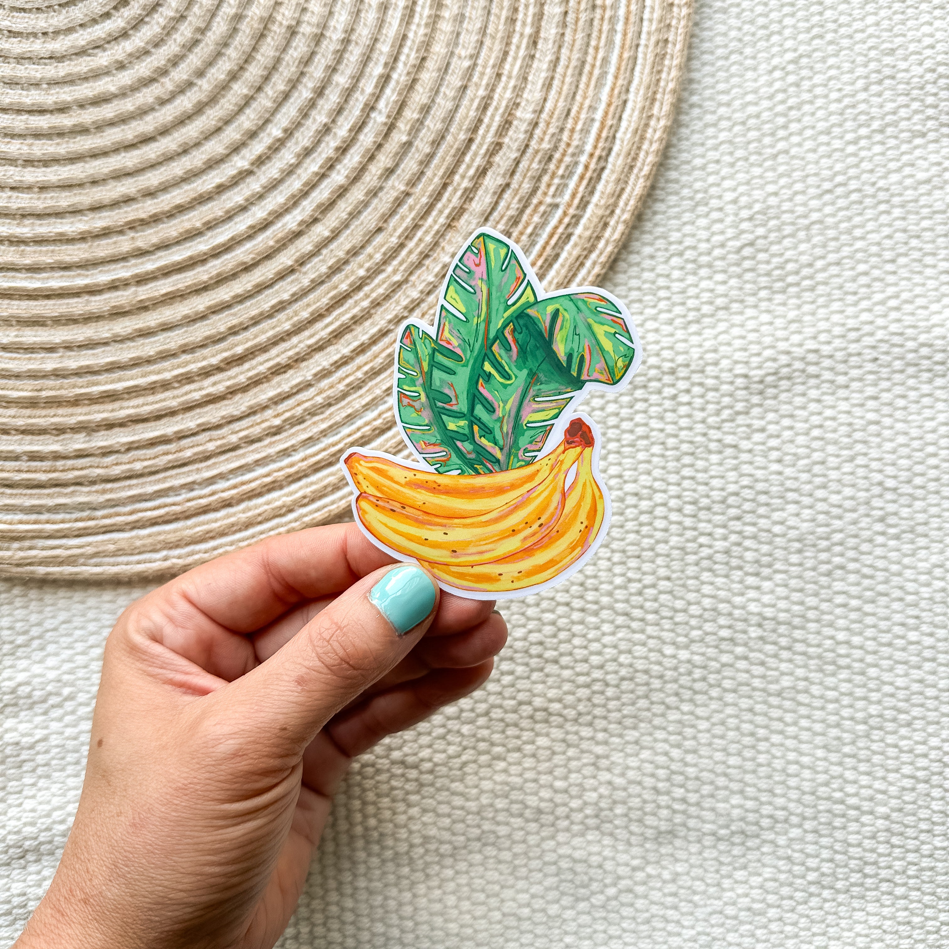 Banana Waterproof Sticker