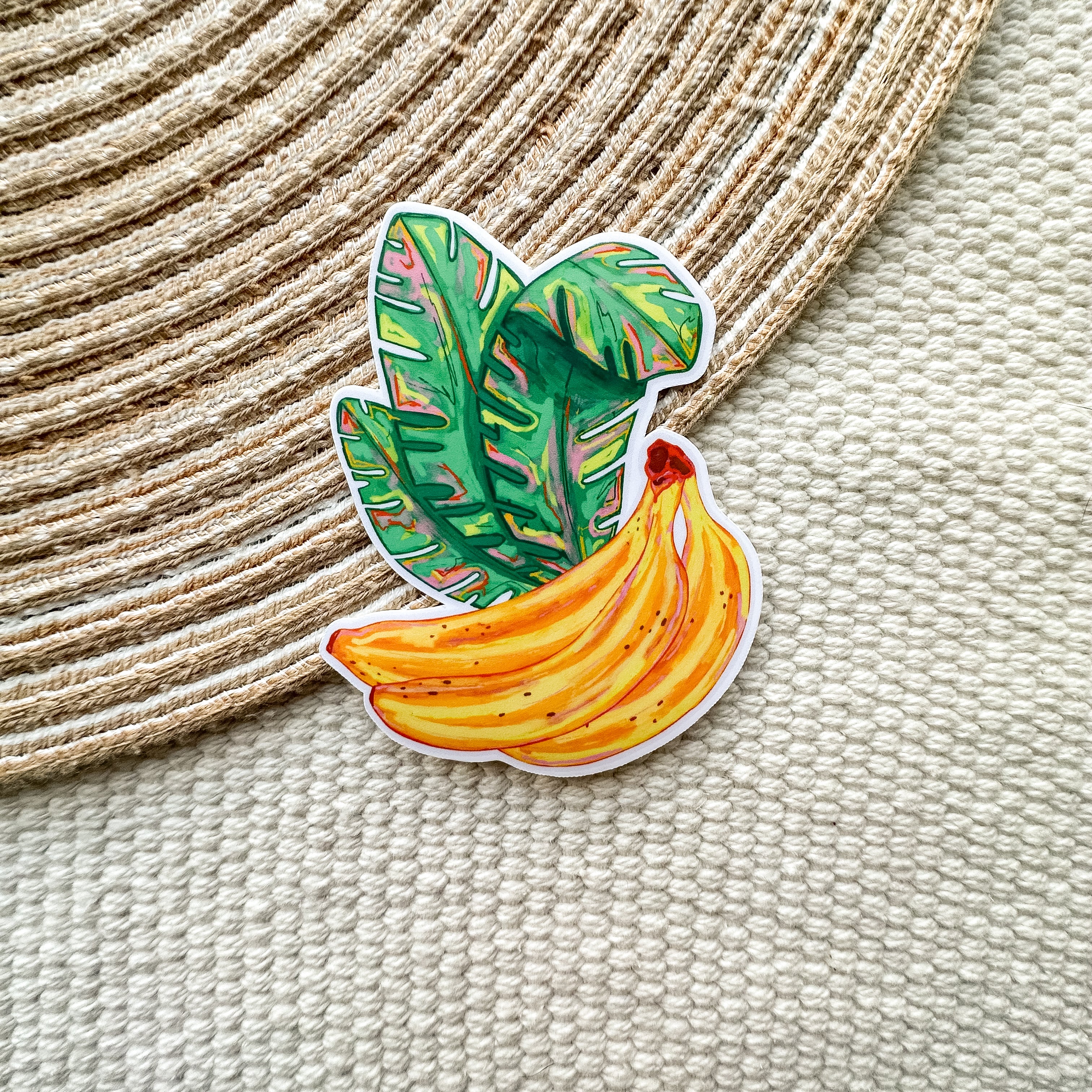 Banana Waterproof Sticker