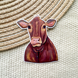 Cow Waterproof Sticker