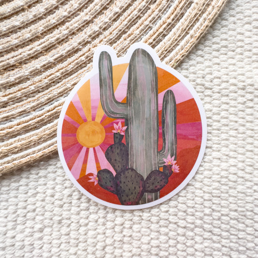 Desert Cactus Sticker