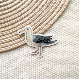 Coastal Seagull Waterproof Sticker