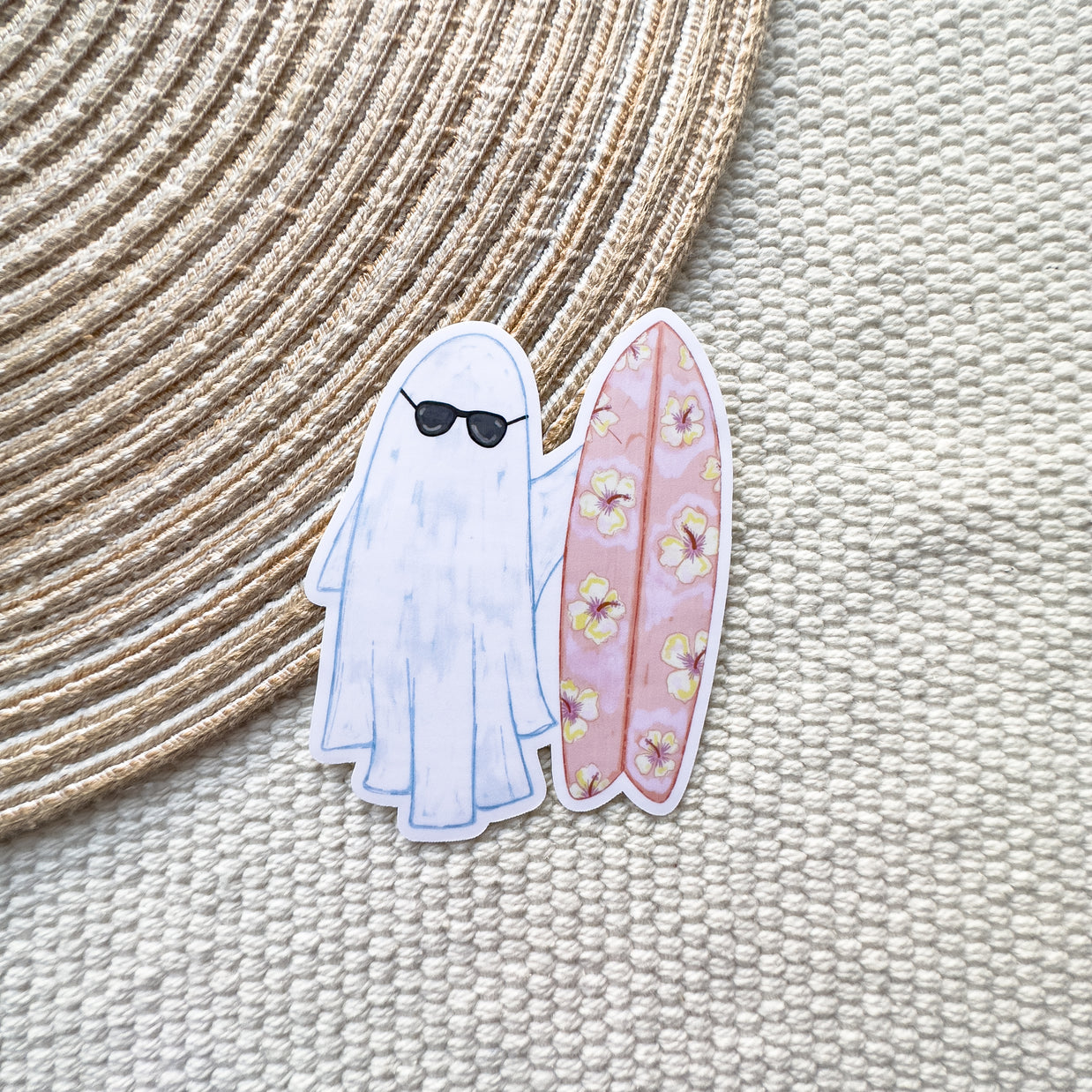 Surfer Ghost Waterproof Sticker