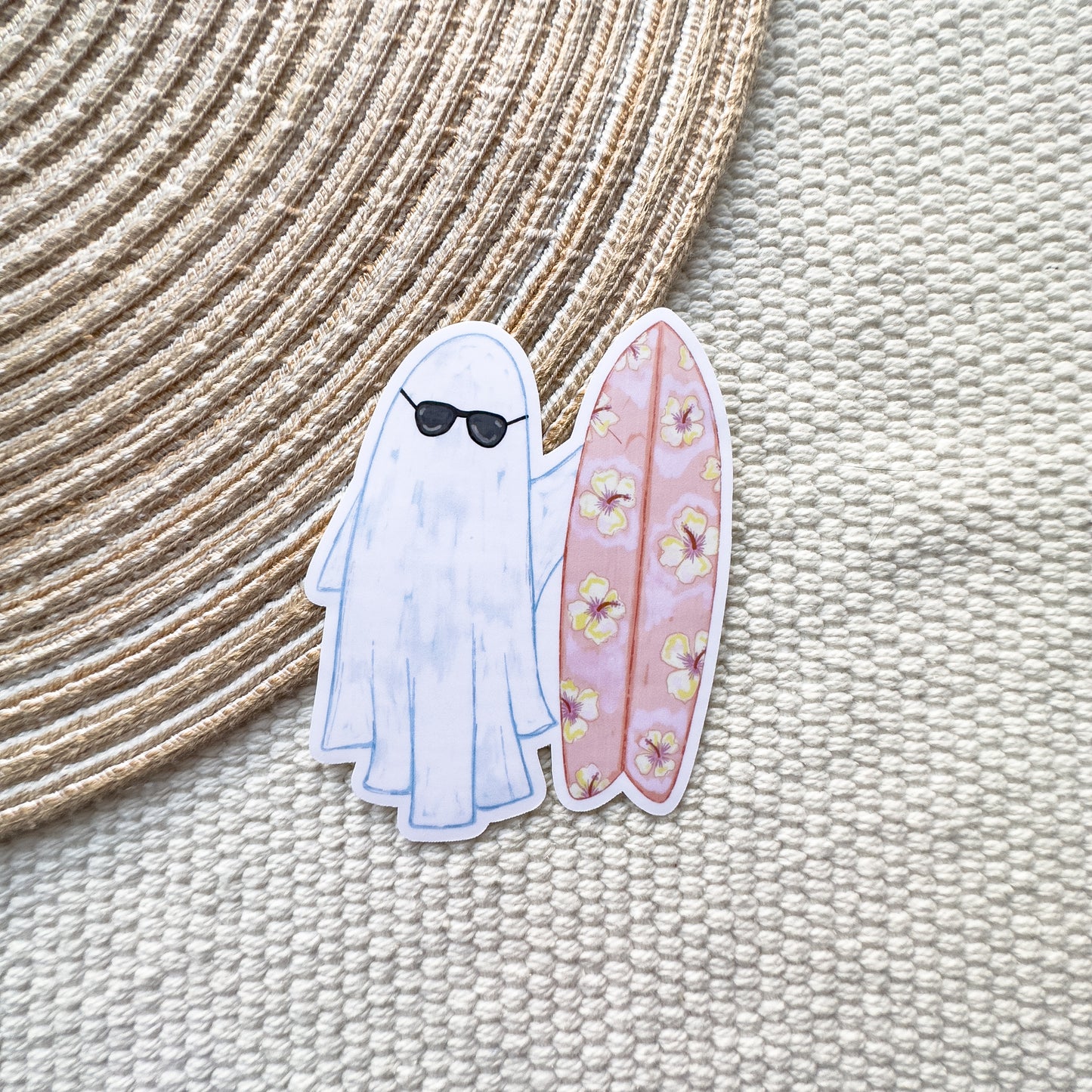 Surfer Ghost Waterproof Sticker