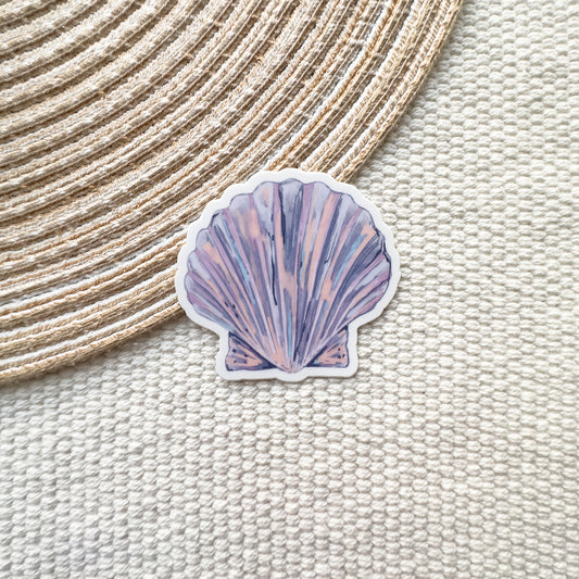 Seashell Waterproof Sticker