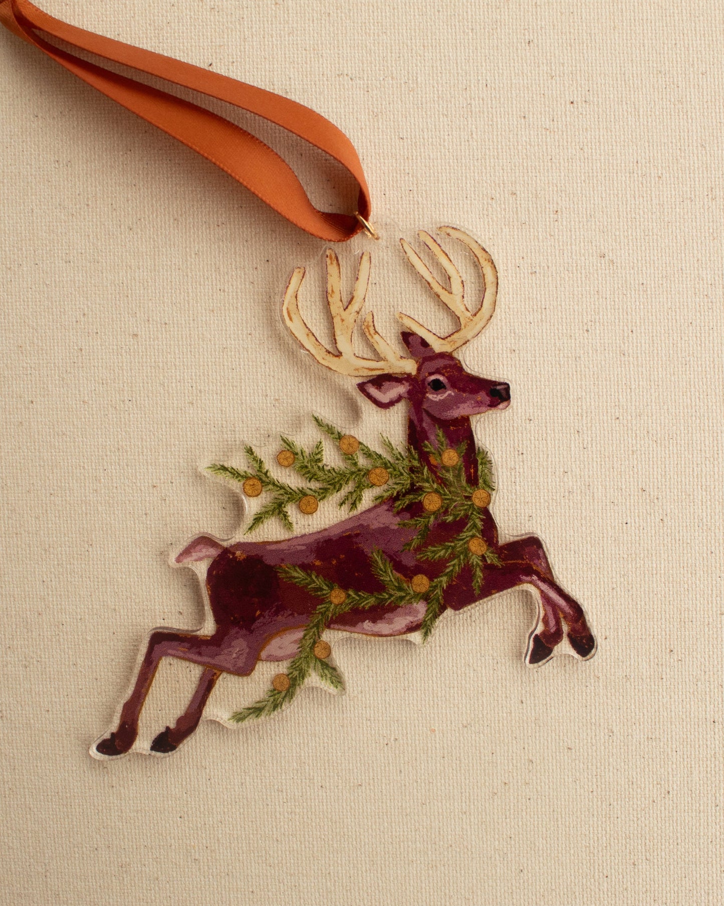Woodland Reindeer Ornament