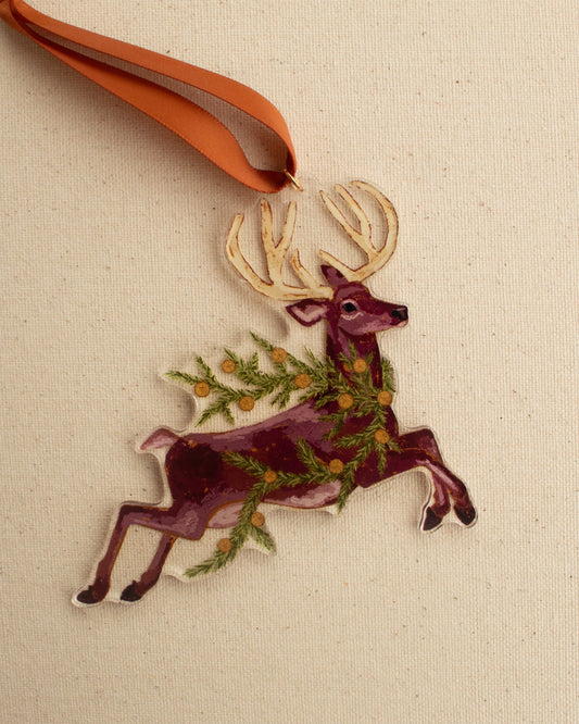 Woodland Reindeer Ornament
