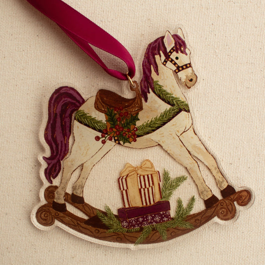Rocking Horse Christmas Ornament