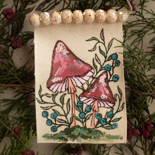 Mushroom Painting Ornament