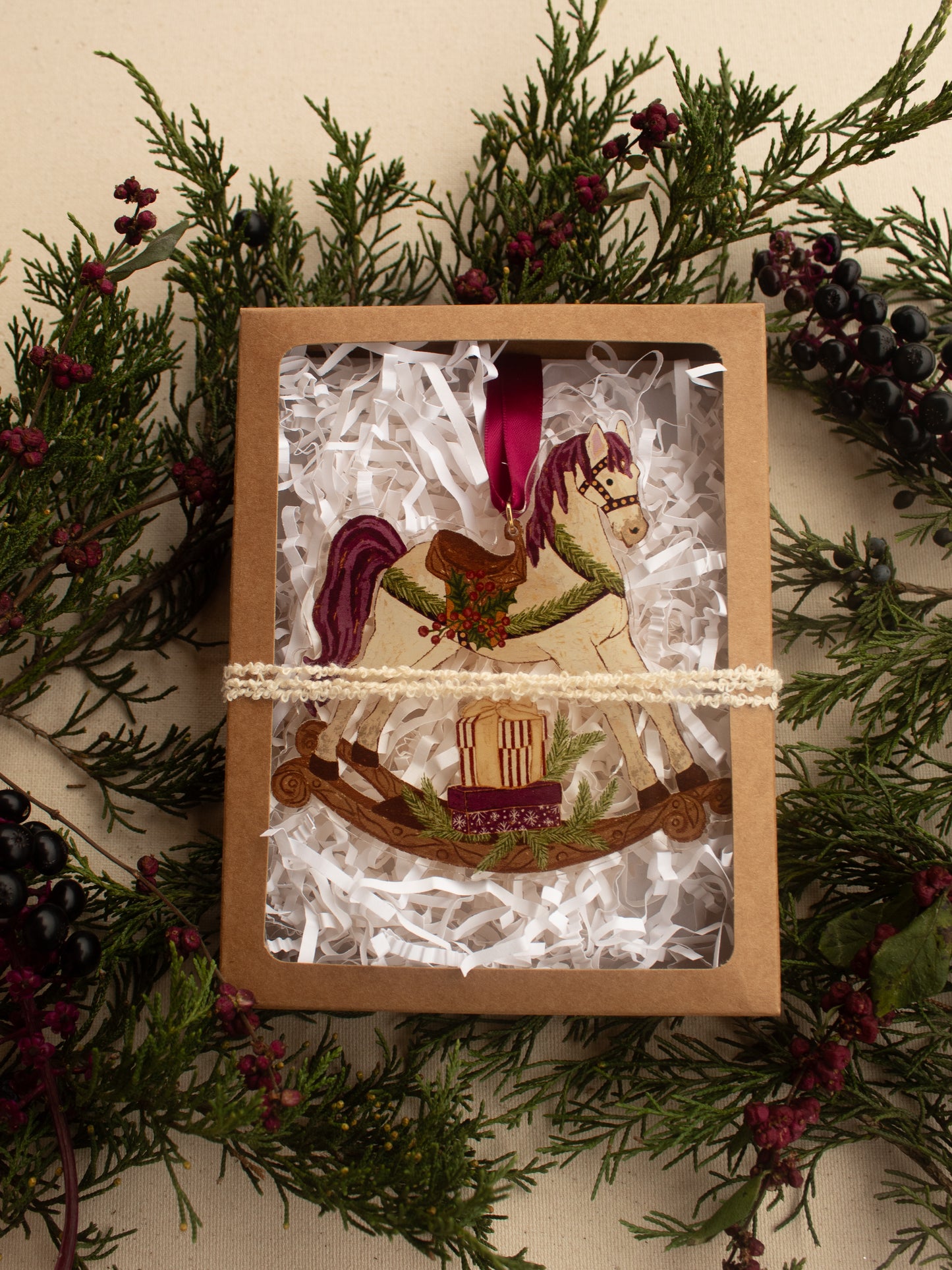 Rocking Horse Christmas Ornament
