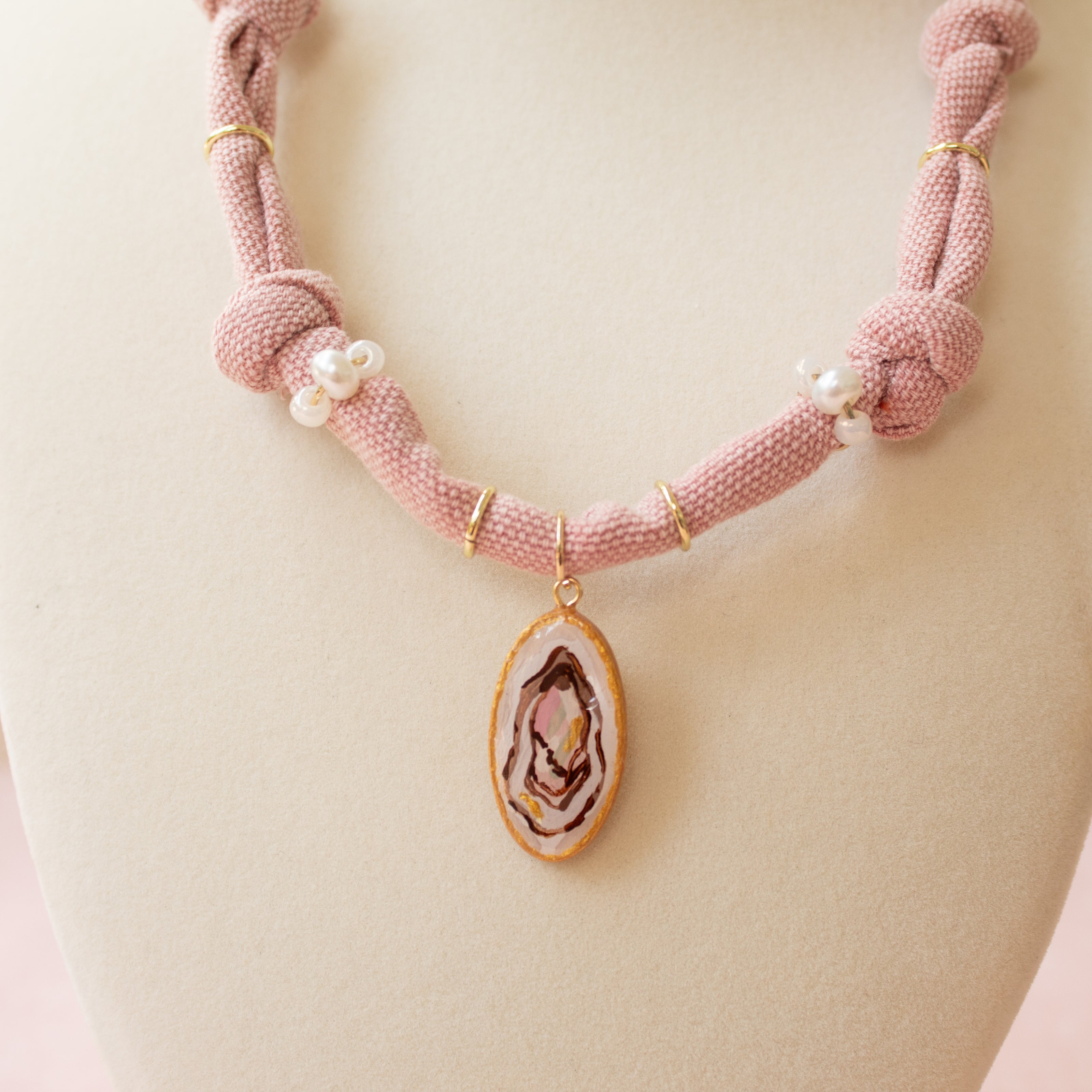 Oyster Bandana Necklace
