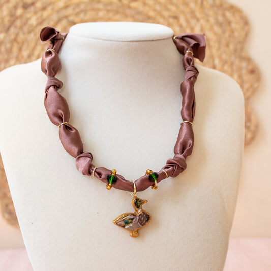 Mallard Duck Bandana Necklace (option 3)